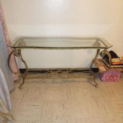 Long Glass Table 