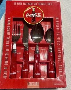 Vintage Coca-Cola Utensil Set