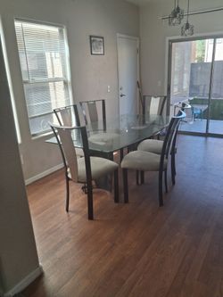 Table and chairs