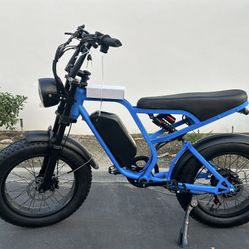 Bluvall 52V 1500w Motor 32MPH Max Speed Electric Bicycle E-bike 