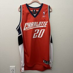 Reebok Charlotte Bobcats Raymond Felton #20 Jersey XL Length +2 Orange Authentic