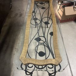 Vintage Glass Table