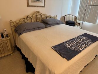 King Bedroom set.   Including mattress.