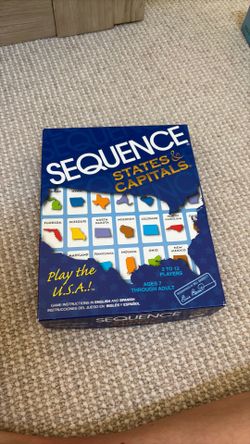 Lightly used states and capitals Sequence