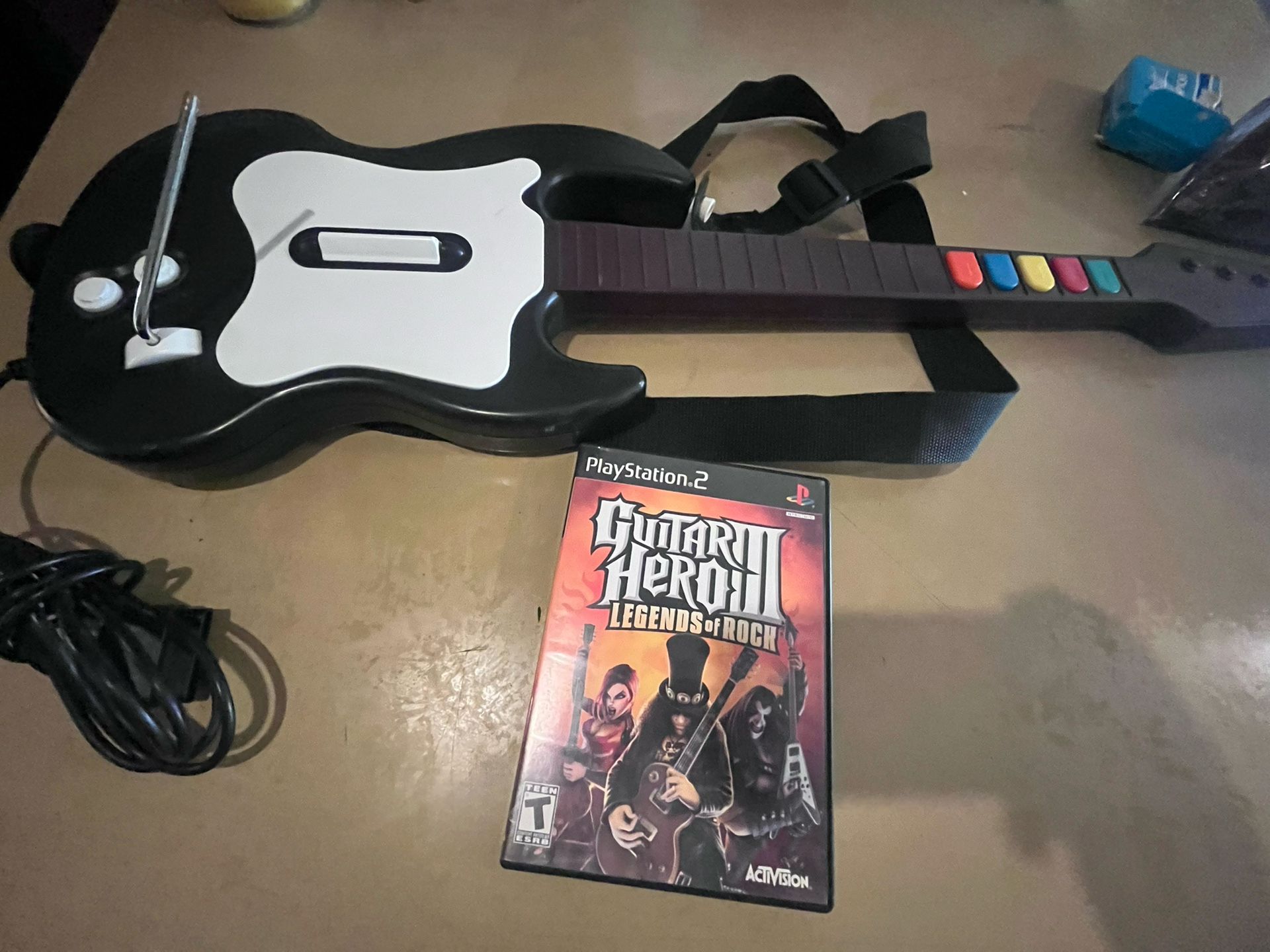 Ps2 Wired Guitar W Game