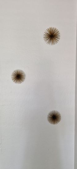Estrellas doradas para decorar pared set de 6 / Gold Metal Starburst Wall Decor Set of 6