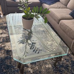 Coffee Table 1 Inches Glass Top