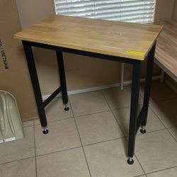 Work-Bench Table Desk With Adjustable Height Leg’s