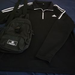 Adidas Bag & Track Jacket 