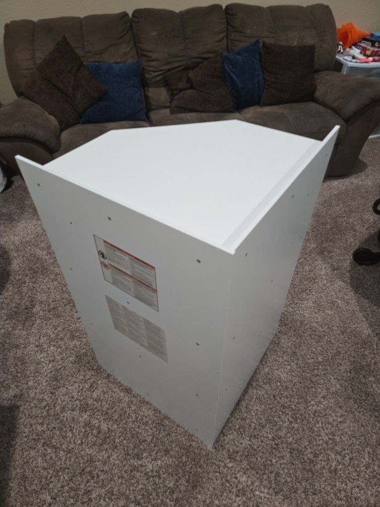 RiverRidge Storage Corner Cabinet with 6 Cubbies & 3 Angled Shelves