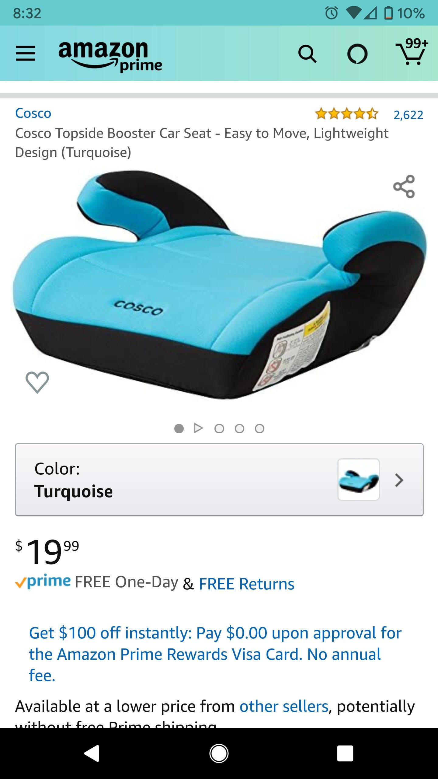 Cosco booster seat