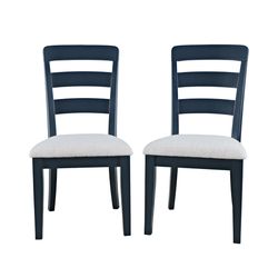 Westport Navy Ladderback Dining Chair (Set of 2)