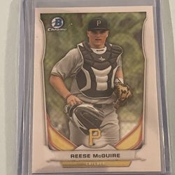 2014 Bowman Chrome Reese McGuire #CTP23 Top Prospects Rookie Card RC 
