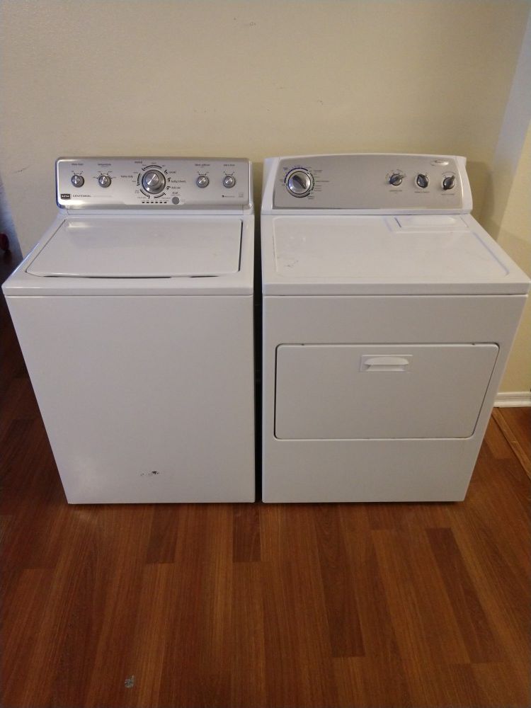 Maytag Commercial Technology, Washer and Large Capacity Dryer Set!