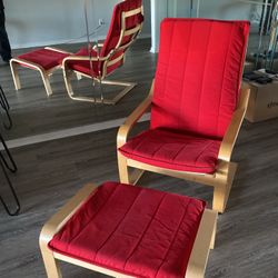 Arm Chair And Ottoman 