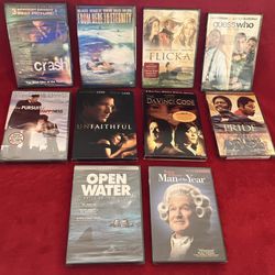  Lot NEW & SEALED THE DAVINCI CODE UNFAITHFUL CRASH OPEN WATER Drama Thriller‼️ Entire OOP DVD TARGET Collection MUST GO ‼️ 