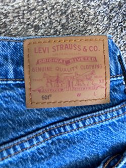 Women's premium Levi's 501 Blue Denim Jeans