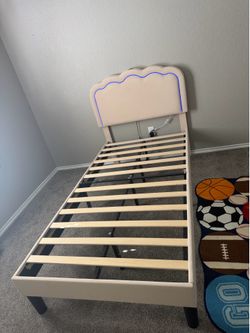 Bed with lights