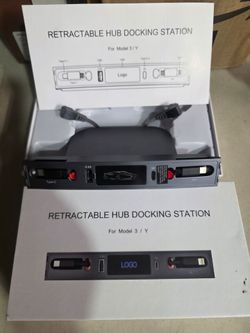 Tesla Model 3/Y Retractable Hub Docking Station New Was $29.99/ Each