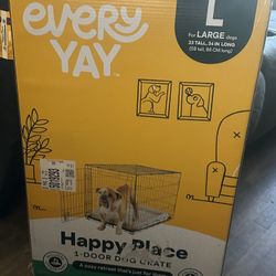 Large Dog Kennel And Padding