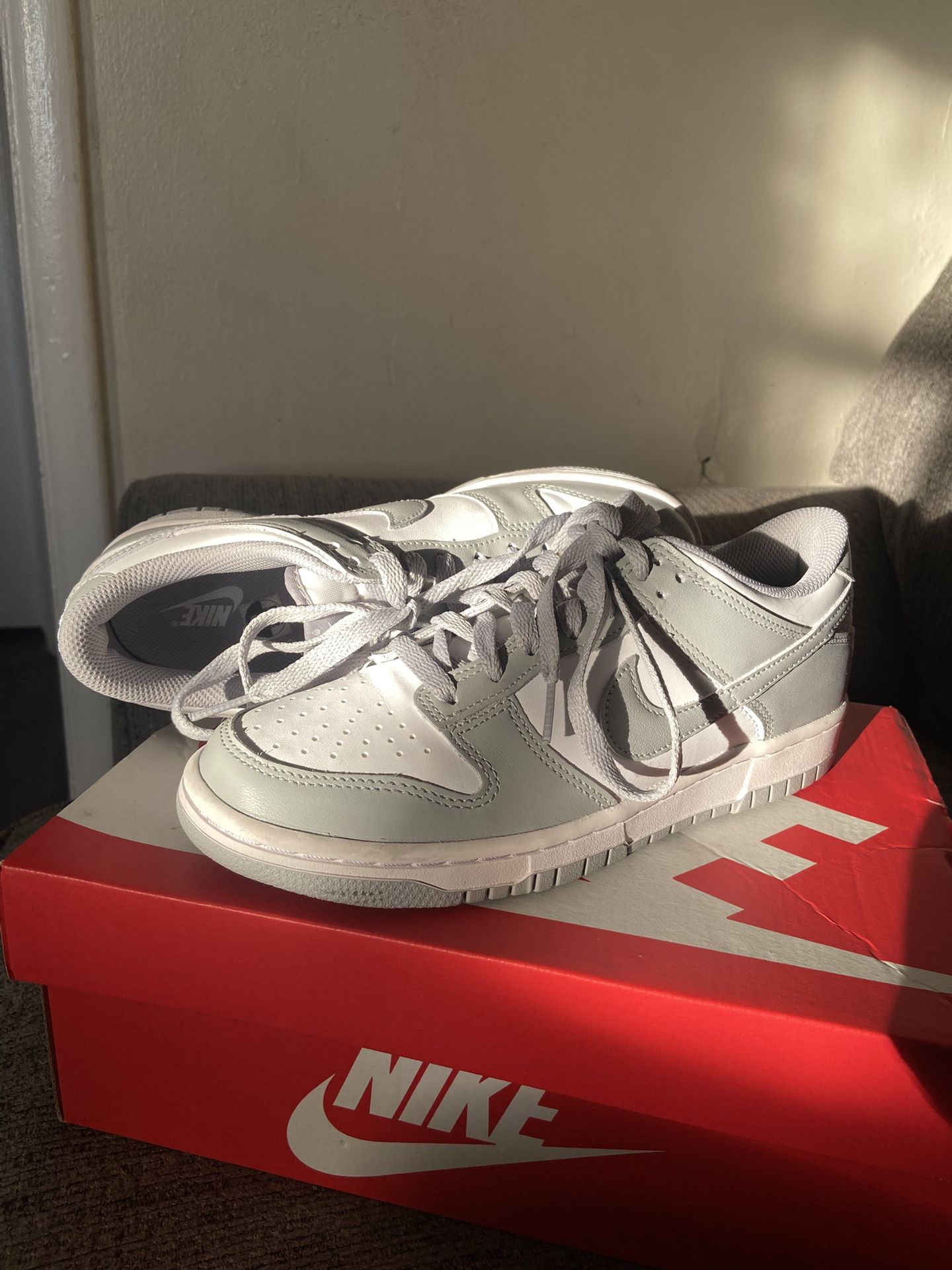 Grey Nike Panda Dunks