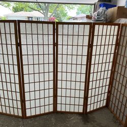 Zen Nature Wood Frame Screen