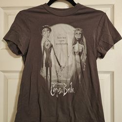 Corpse Bride Grey Tshirt Size S