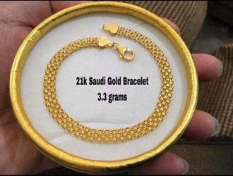 Authentic gold 21k saudi gold