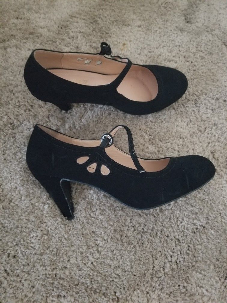 Size 9 Black Mary Janes