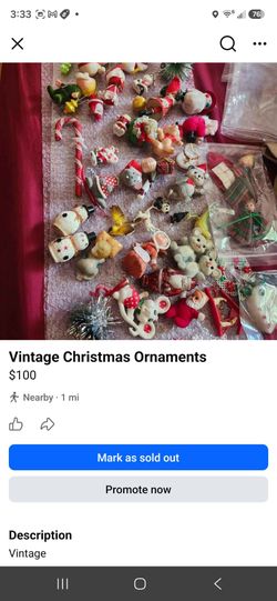 Vintage Christmas Ornaments