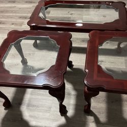 Coffee Table And Two Side Tables