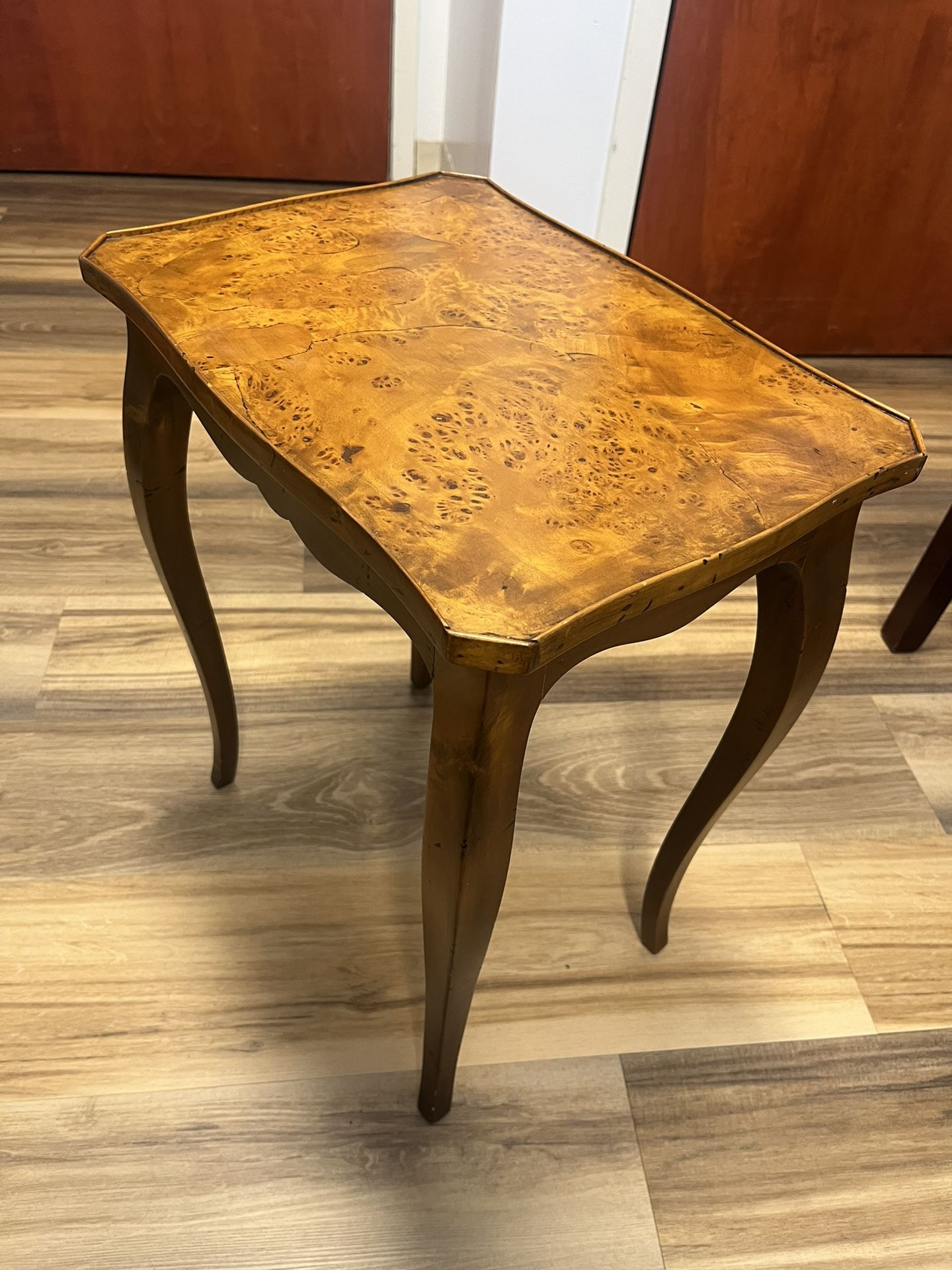 Vintage Italian Wood Side Table