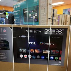98”TCL QLED 4K S-MART TV
