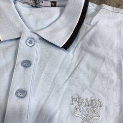 Sky Blue Collared Shirt.  S,m,l,xl