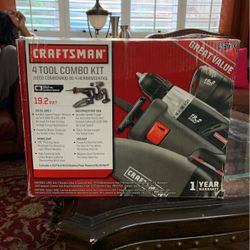 Brand New Craftsman 4 Tool Combo Kit 19.2 Volt