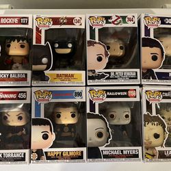 Funko Pop! Movies: Mad Max, Halloween, Rocky, Batman, Ghost Busters, The Shining 