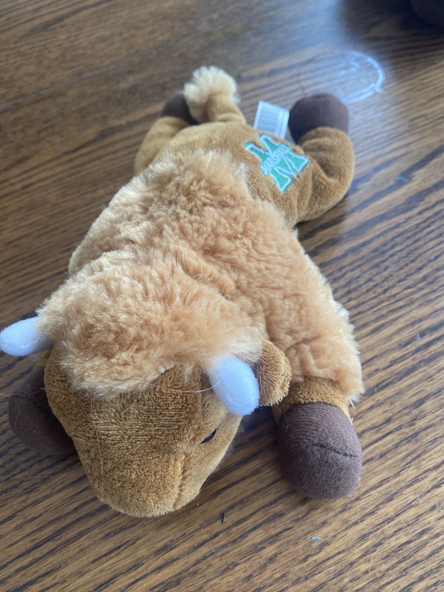Vtg Marshall University Marco the Bison Plush Toy