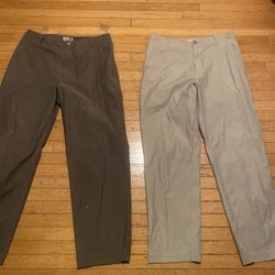 Rei Mens Khakis Size 34 Regular -2 Pairs 