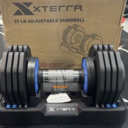 Xterra Adjustable Dumbbell set (pair) - open box