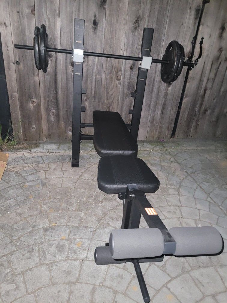 bench press n weights 💪