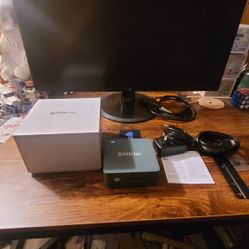 GMK Tec Pc And Monitor