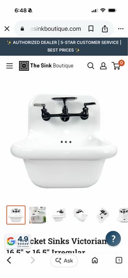 nantucket fireclay wall mount sink