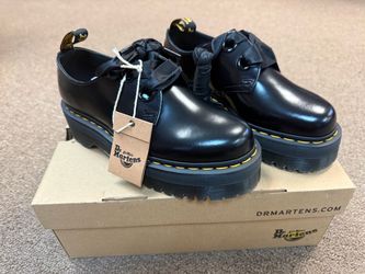 Dr. Martens Platform Oxford Shoes with Bow Laces