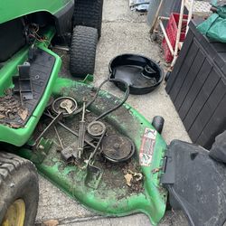 John Deere Riding Mowers Good Parts Mowers A Real Nice Mower Deck Tires And Wheels Other Parts
