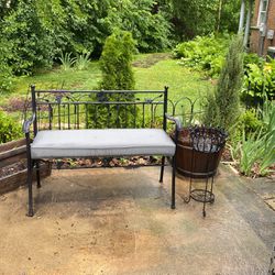 Patio Bench & Plant Stand 