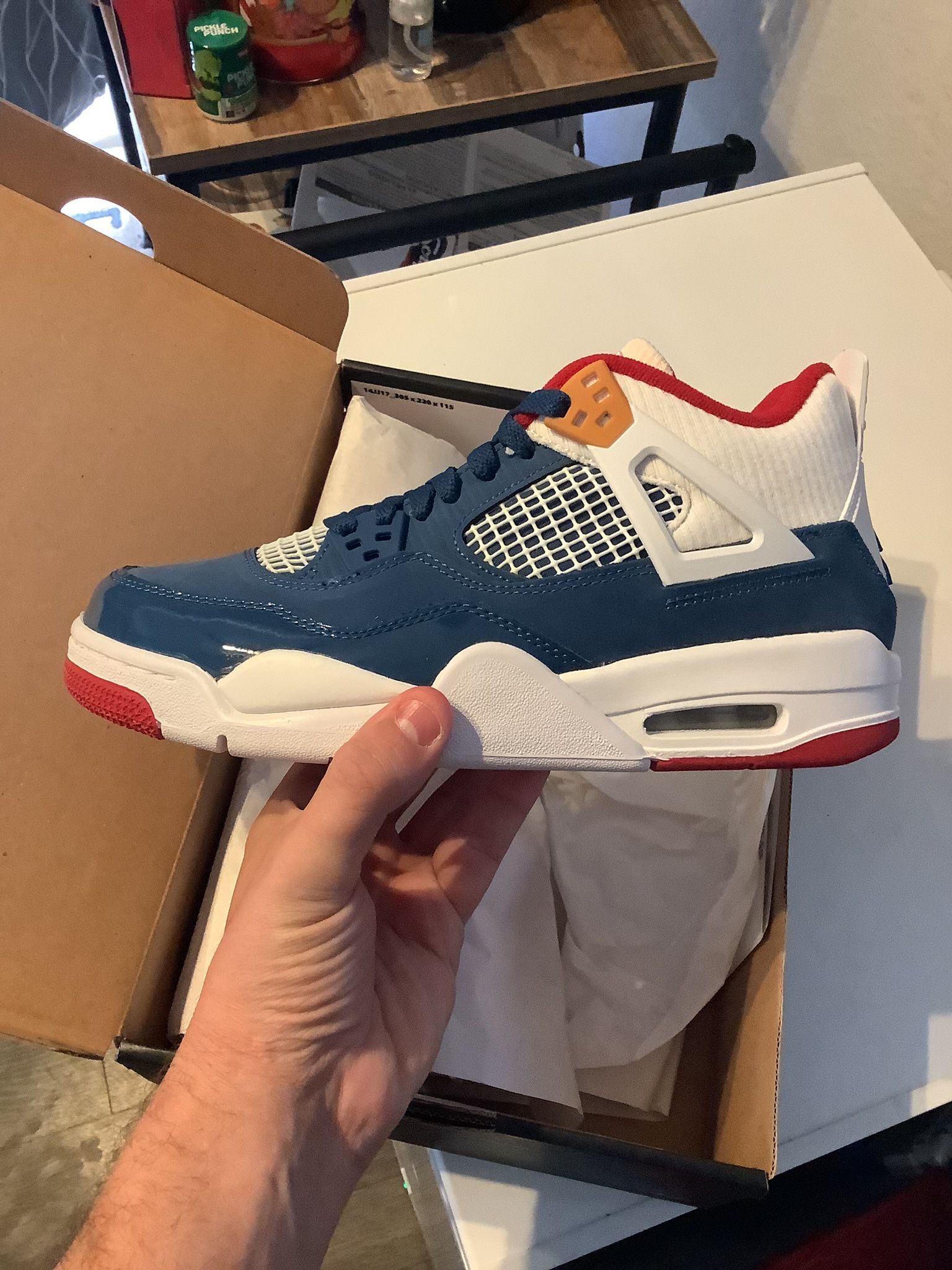 Jordan 4 French Blue Messy Room