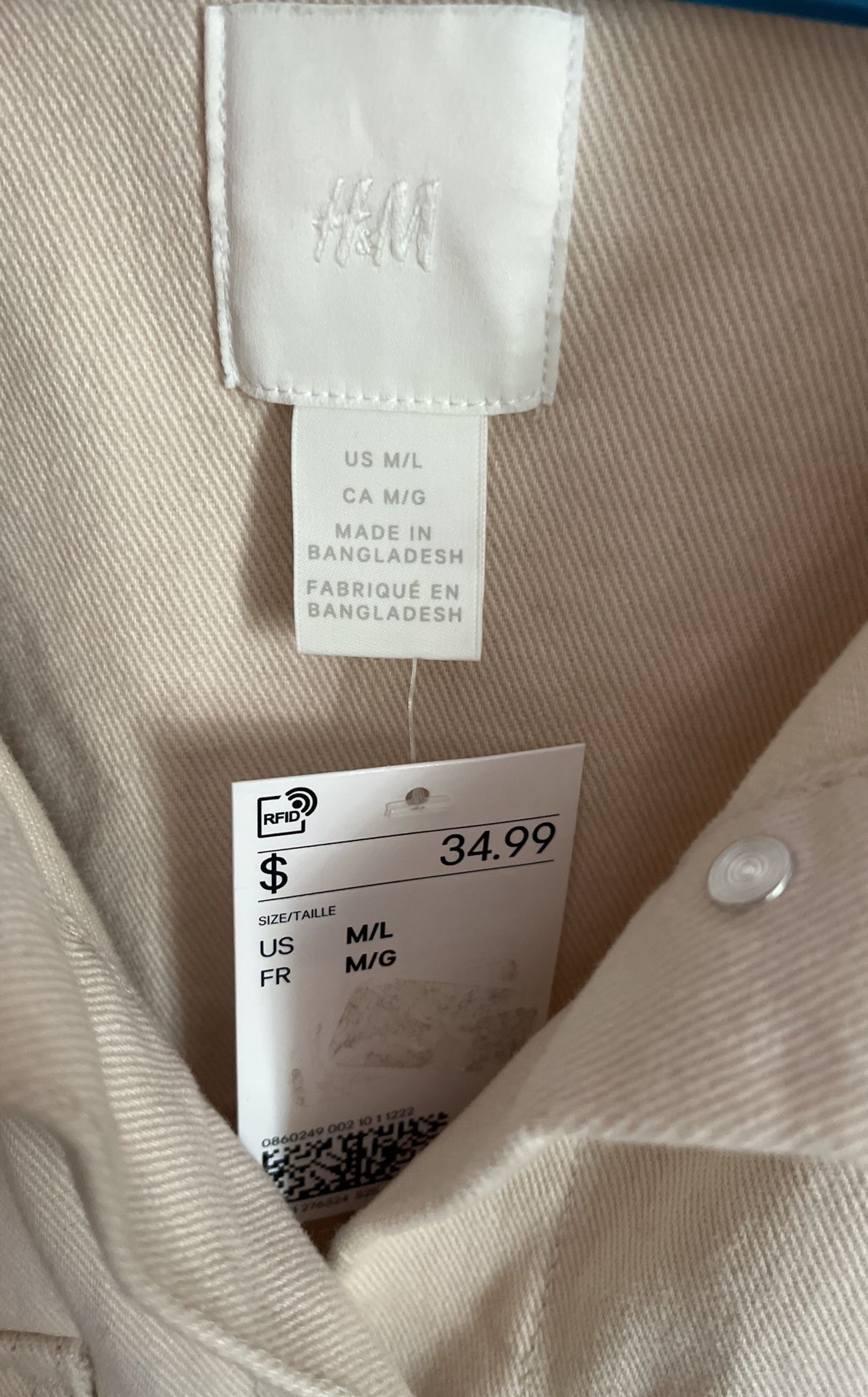 Women’s Denim Shirt Jacket, H&M Brand, $17 Or Best Offer