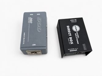 2 Direct Boxes (DI Boxes) – DOD 260 & Live Wire Solutions – Great for Live Sound & Recording