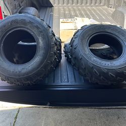 Atv tires maxxis 20x10-9 and 22x7-10