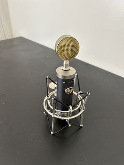 Blue baby Bottle Microphone.